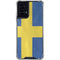 Sweden Flag Distressed Moto G Power 5G (2024) Clear Case